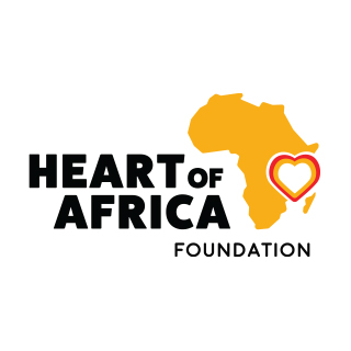 Heart in Africa Logo in Map
